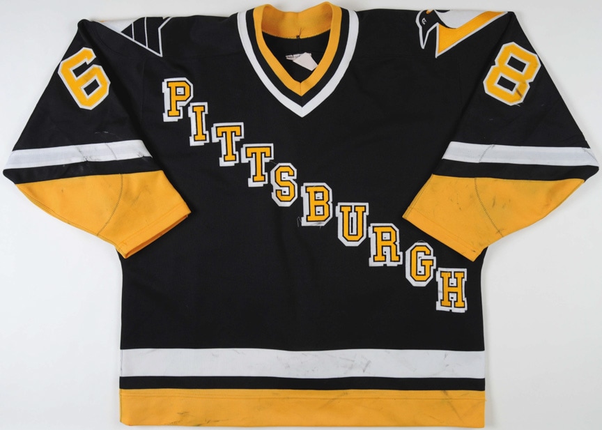 Pittsburgh Penguins 1992-93 jersey artwork, This is a highl…