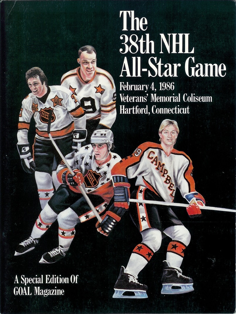 Vintage 1990 NHL All Star Game Program