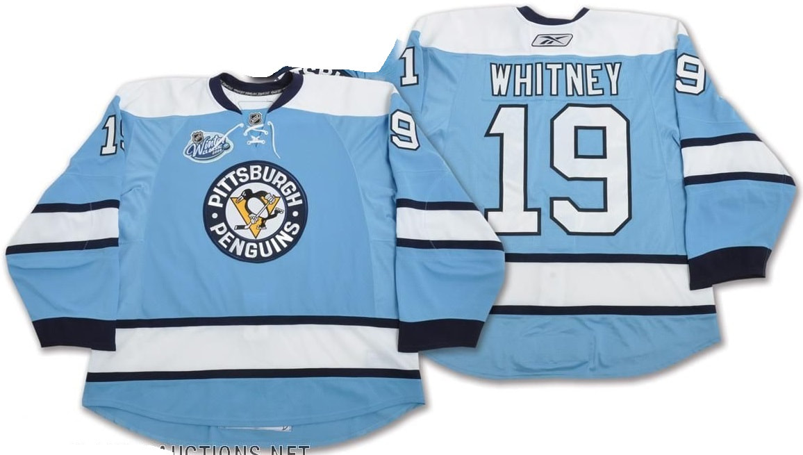 Crosby Pittsburgh Penguins 2008 Winter Classic Jersey Blue Adult