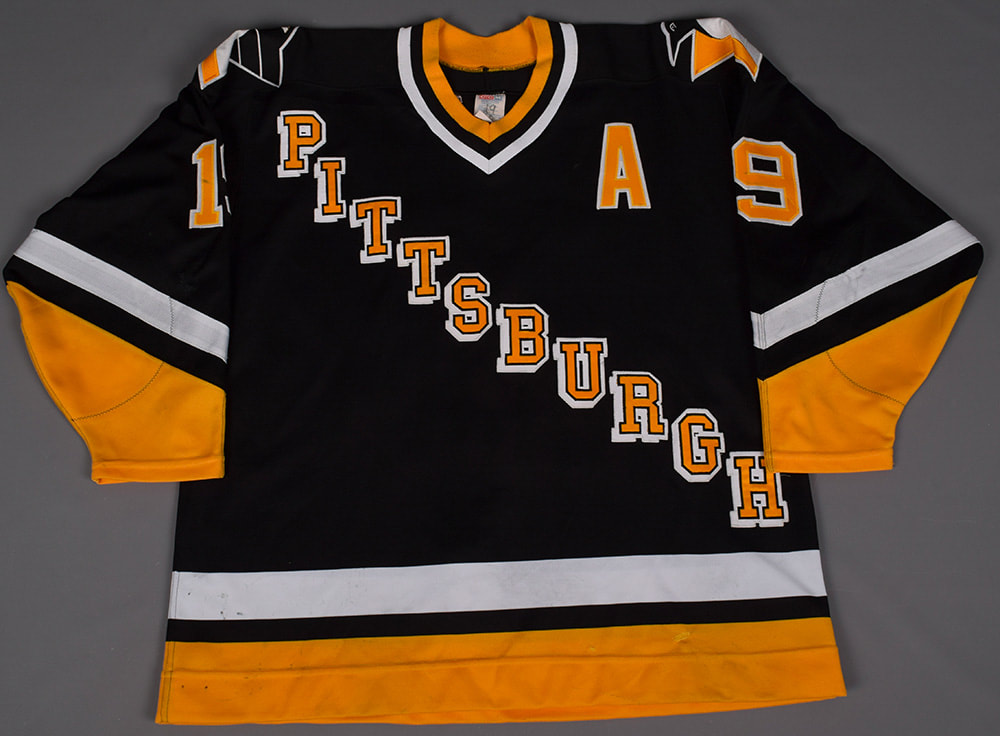 Pittsburgh Penguins No19 Bryan Trottier Black Home USA Flag Jersey