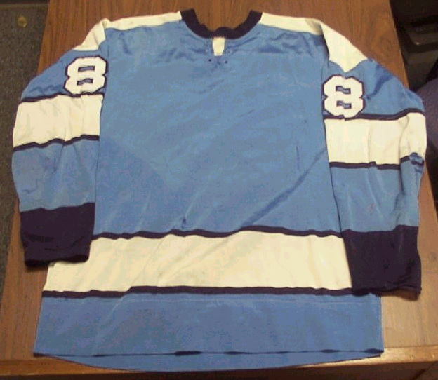 1971-72 Pittsburgh Penguins Road (Light Blue) Set 1 Game Worn