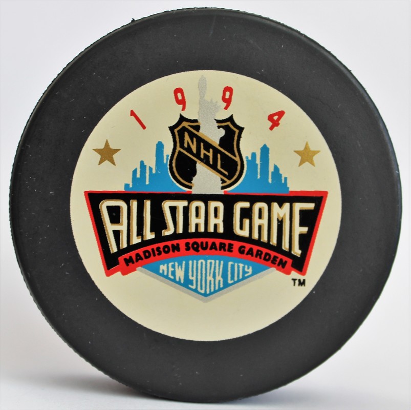 1998 NHL All-Star Game Unsigned Official Game Puck