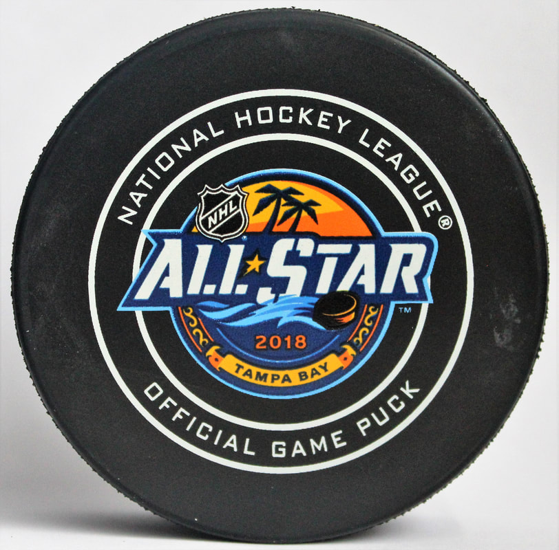 1999 NHL All Star Game Tampa Bay InGlasCo Official Game Puck
