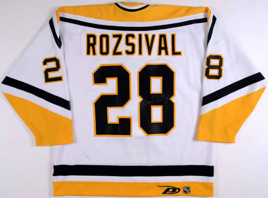 2010-11 Alexei Kovalev Pittsburgh Penguins Game Worn Jersey - Consol  Energy Center Inaugural Season - Photo Match - Team Letter