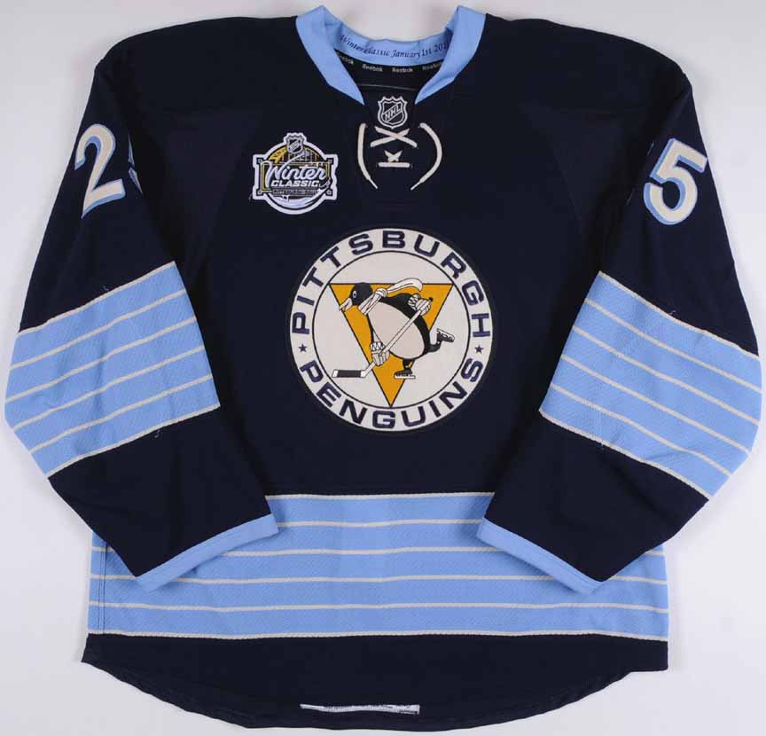 2011 Pittsburgh Penguins NHL Winter Classic Practice Worn Jerseys