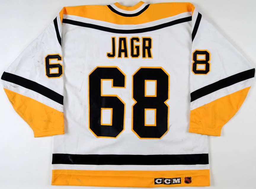 1991-92 Pittsburgh Penguins Home (White) Set 1 Game Worn Jerseys 