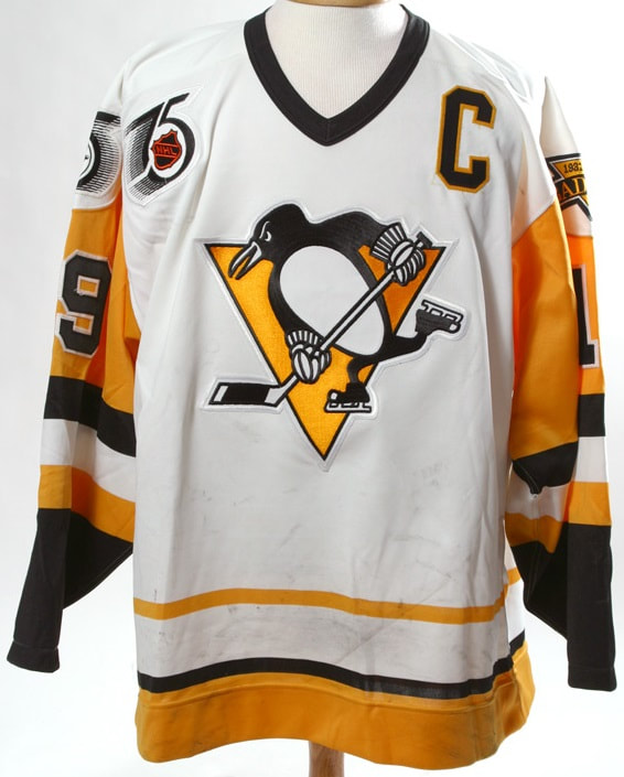 Mario Lemieux 91-92 Pittsburgh Penguins Hockey Jersey