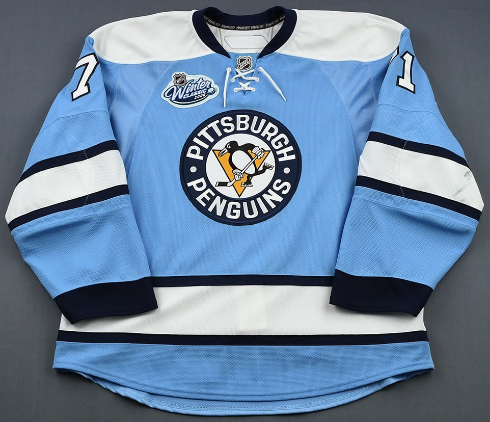 2008 Pittsburgh Penguins NHL Winter Classic Pre-Game Warm-Up Worn