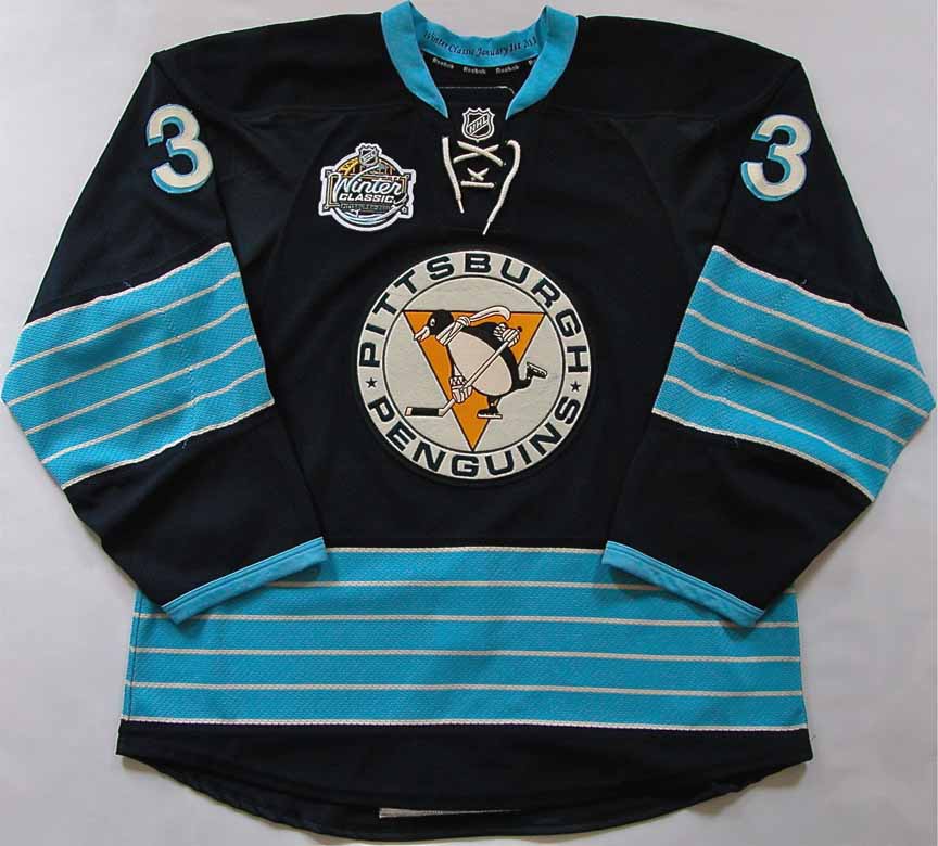 2011 Pittsburgh Penguins NHL Winter Classic 1st Period Game Worn