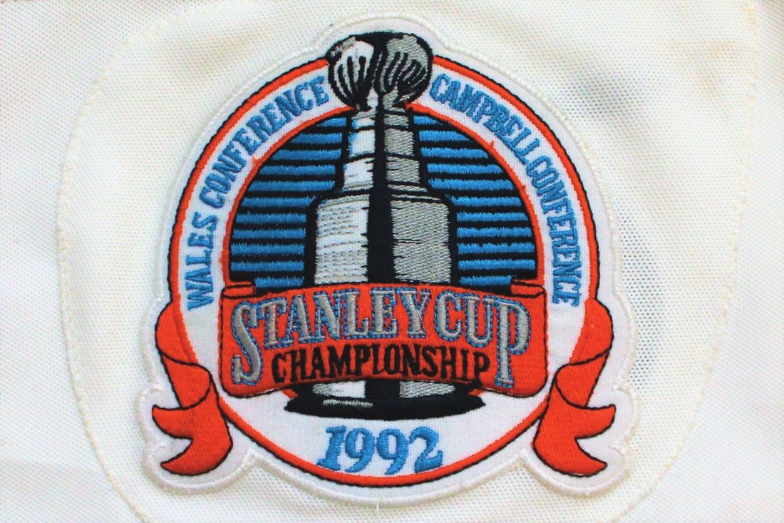 Jaromir Jagr & Mario Lemieux Game 4 of the 1992 Stanley Cup Finals