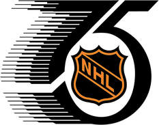 National Hockey League NHL 75th Anniversary Jersey Patch 1991/92 Season