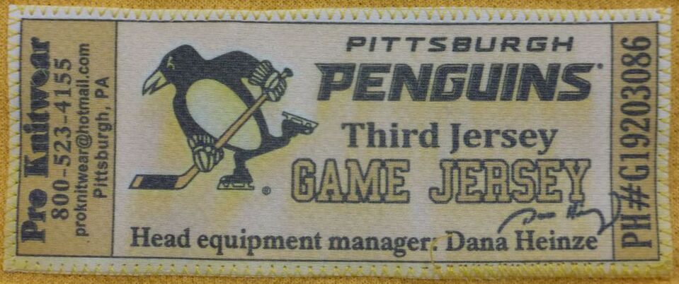 November 9, 2019 Pittsburgh Penguins Military Appreciation Pre-Game Warm-Up  Jersey Set 