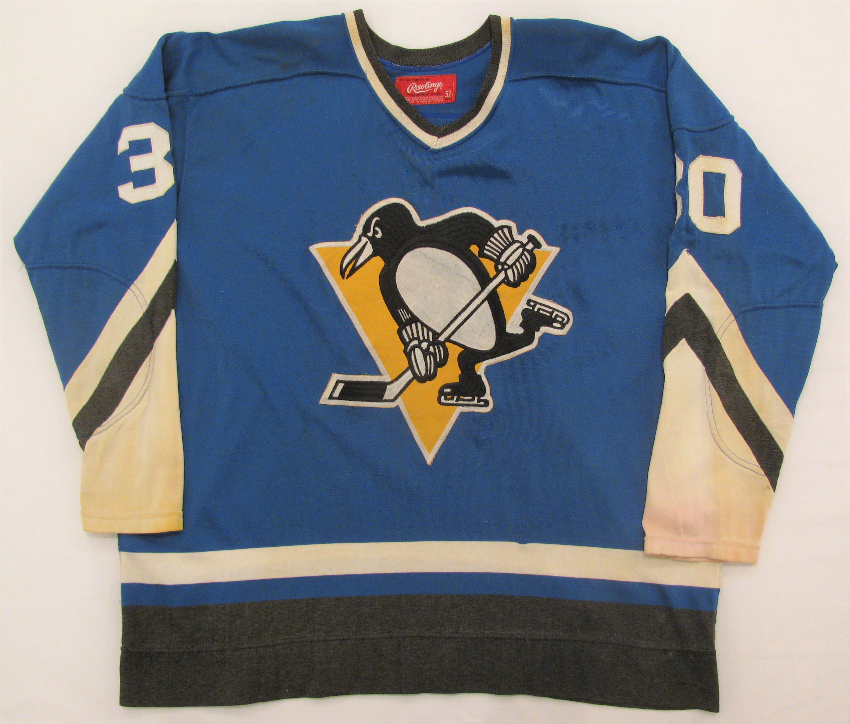 1971-72 Pittsburgh Penguins Road (Light Blue) Set 1 Game Worn Jerseys 