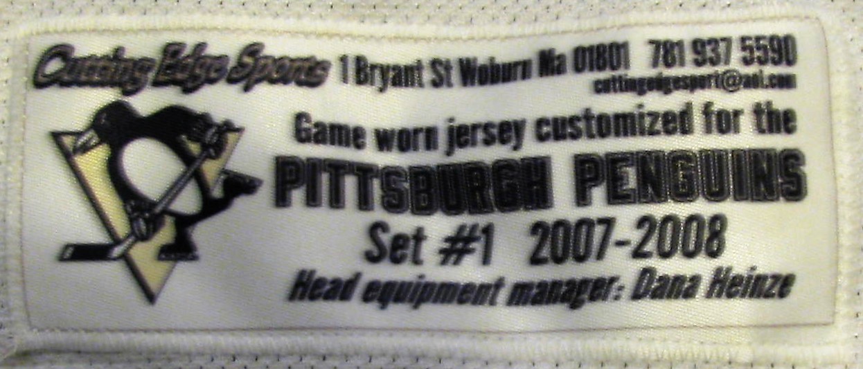 2007-08 PITTSBURGH PENGUINS REEBOK JERSEY (AWAY) XL - Classic