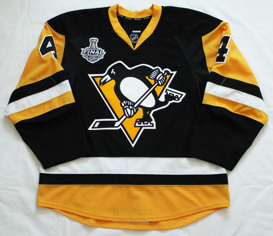 2017 Pittsburgh Penguins Stanley Cup Playoffs Home (Black) Game Worn Jerseys  