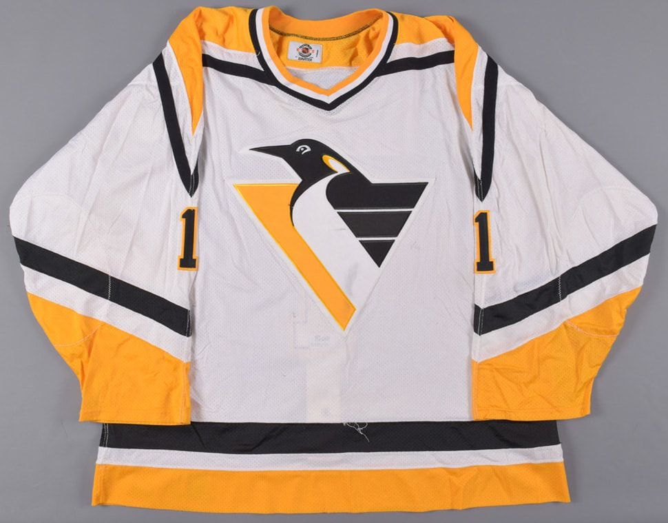 Pittsburgh Penguins 1998-99 jersey artwork, This is a highl…
