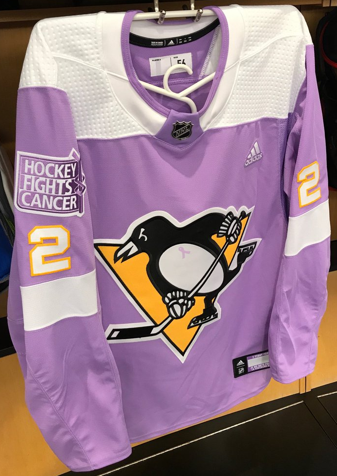 hockey fights cancer penguins